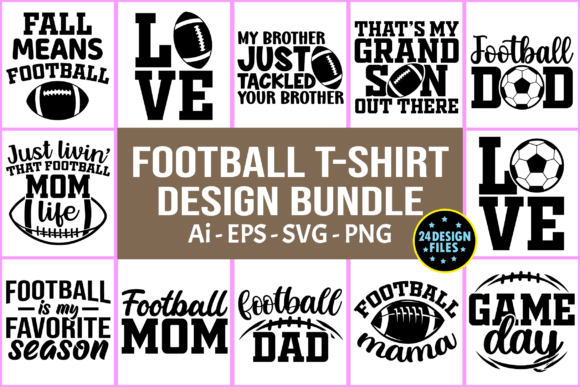 Review: Football Quote T-shirt Design Bundle Svg
