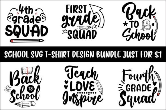 Review: School SVG T-shirt Design Bundle for Embroidery