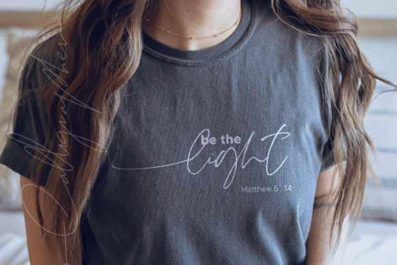 Reviewing Be the Light Christian Svg Quote Design