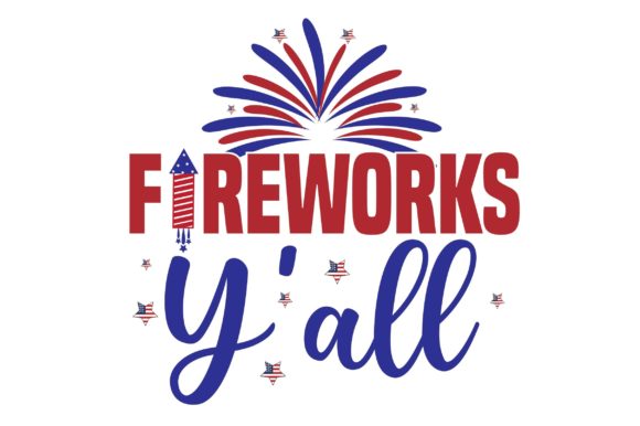 Reviewing Fireworks Y’all Svg T-Shirt Design