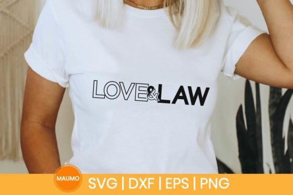 Reviewing Love and Law, Svg Quote for Embroidery