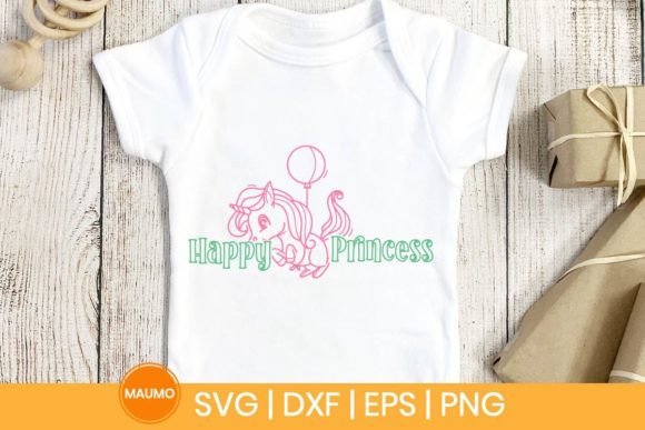 Reviewing the Happy Princess Unicorn SVG Quote for Embroidery